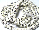 TOKO-BEADS BB109-30N Bone bead (strand) 6.5mm BB109-30N ボーンビーズ（連） 6.5mm Asian bead & African bead  Handmade,Lampeork,bead,asia,india,ethnic,parts,accessory,beads とんぼ玉,ビーズ,トンボ玉,アジア,インド,エスニック,手作り,パーツ,アクセサリー