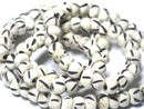 TOKO-BEADS BB109-31N Bone bead (strand) 6.5mm BB109-31N ボーンビーズ（連） 6.5mm Asian bead & African bead  Handmade,Lampeork,bead,asia,india,ethnic,parts,accessory,beads とんぼ玉,ビーズ,トンボ玉,アジア,インド,エスニック,手作り,パーツ,アクセサリー