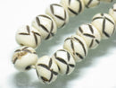 TOKO-BEADS BB109-33N Bone bead (strand) 8mm BB109-33N ボーンビーズ（連） 8mm Asian bead & African bead  Handmade,Lampeork,bead,asia,india,ethnic,parts,accessory,beads とんぼ玉,ビーズ,トンボ玉,アジア,インド,エスニック,手作り,パーツ,アクセサリー