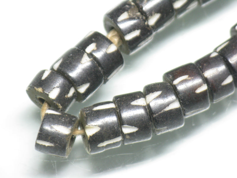 TOKO-BEADS BB109-38N Bone bead (strand) 8mm BB109-38N ボーンビーズ（連） 8mm Asian bead & African bead  Handmade,Lampeork,bead,asia,india,ethnic,parts,accessory,beads とんぼ玉,ビーズ,トンボ玉,アジア,インド,エスニック,手作り,パーツ,アクセサリー