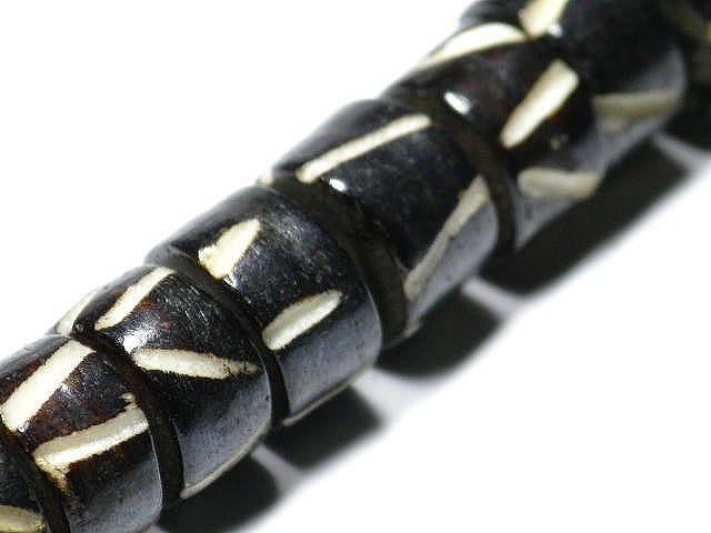 TOKO-BEADS BB109-41N Bone bead (strand) 8mm BB109-41N ボーンビーズ（連） 8mm Asian bead & African bead  Handmade,Lampeork,bead,asia,india,ethnic,parts,accessory,beads とんぼ玉,ビーズ,トンボ玉,アジア,インド,エスニック,手作り,パーツ,アクセサリー