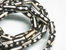 TOKO-BEADS BB109-45N Batik Bone bead (strand) 6.5~7.5mm BB109-45N ボーンビーズ（連） 6.5~7.5mm Asian bead & African bead  Handmade,Lampeork,bead,asia,india,ethnic,parts,accessory,beads とんぼ玉,ビーズ,トンボ玉,アジア,インド,エスニック,手作り,パーツ,アクセサリー