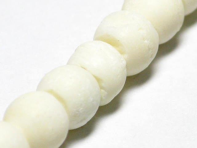 TOKO-BEADS BB109N-53 Bone bead (strand) 5mm BB109N-53 ボーンビーズ（連） 5mm Asian bead & African bead  Handmade,Lampeork,bead,asia,india,ethnic,parts,accessory,beads とんぼ玉,ビーズ,トンボ玉,アジア,インド,エスニック,手作り,パーツ,アクセサリー