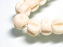 TOKO-BEADS BB110-26N Bone bead (strand) 8mm BB110-26N ボーンビーズ（連） 8mm Asian bead & African bead  Handmade,Lampeork,bead,asia,india,ethnic,parts,accessory,beads とんぼ玉,ビーズ,トンボ玉,アジア,インド,エスニック,手作り,パーツ,アクセサリー