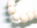 TOKO-BEADS BB110-27N Bone bead (strand) 7mm BB110-27N ボーンビーズ（連） 7mm Asian bead & African bead  Handmade,Lampeork,bead,asia,india,ethnic,parts,accessory,beads とんぼ玉,ビーズ,トンボ玉,アジア,インド,エスニック,手作り,パーツ,アクセサリー