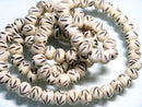 TOKO-BEADS BB110-32N Bone bead (strand) 10mm BB110-32N ボーンビーズ（連） 10mm Asian bead & African bead  Handmade,Lampeork,bead,asia,india,ethnic,parts,accessory,beads とんぼ玉,ビーズ,トンボ玉,アジア,インド,エスニック,手作り,パーツ,アクセサリー