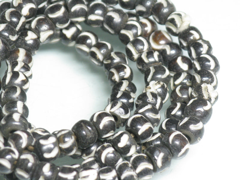 TOKO-BEADS BB112N-03 Bone bead (strand) 6.5~7mm BB112N-03 ボーンビーズ（連） 6.5~7mm Asian bead & African bead  Handmade,Lampeork,bead,asia,india,ethnic,parts,accessory,beads とんぼ玉,ビーズ,トンボ玉,アジア,インド,エスニック,手作り,パーツ,アクセサリー