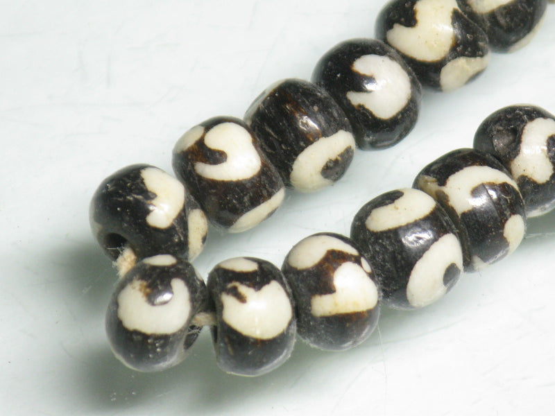 TOKO-BEADS BB112N-04 Bone bead (strand) 6.5~7mm BB112N-04 ボーンビーズ（連） 6.5~7mm Asian bead & African bead  Handmade,Lampeork,bead,asia,india,ethnic,parts,accessory,beads とんぼ玉,ビーズ,トンボ玉,アジア,インド,エスニック,手作り,パーツ,アクセサリー