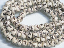 TOKO-BEADS BB113-03N Bone bead (strand) 6.5~7mm BB113-03N ボーンビーズ（連） 6.5~7mm Asian bead & African bead  Handmade,Lampeork,bead,asia,india,ethnic,parts,accessory,beads とんぼ玉,ビーズ,トンボ玉,アジア,インド,エスニック,手作り,パーツ,アクセサリー