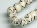 TOKO-BEADS BB113-04N Bone bead (strand) 6.5~7mm BB113-04N ボーンビーズ（連） 6.5~7mm Asian bead & African bead  Handmade,Lampeork,bead,asia,india,ethnic,parts,accessory,beads とんぼ玉,ビーズ,トンボ玉,アジア,インド,エスニック,手作り,パーツ,アクセサリー