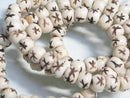 TOKO-BEADS BB113-05N Bone bead (strand) 6.5~7mm BB113-05N ボーンビーズ（連） 6.5~7mm Asian bead & African bead  Handmade,Lampeork,bead,asia,india,ethnic,parts,accessory,beads とんぼ玉,ビーズ,トンボ玉,アジア,インド,エスニック,手作り,パーツ,アクセサリー