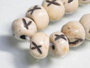 TOKO-BEADS BB113-06N Bone bead (strand) 6.5~7mm BB113-06N ボーンビーズ（連） 6.5~7mm Asian bead & African bead  Handmade,Lampeork,bead,asia,india,ethnic,parts,accessory,beads とんぼ玉,ビーズ,トンボ玉,アジア,インド,エスニック,手作り,パーツ,アクセサリー