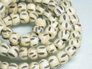 TOKO-BEADS BB113-08N Bone bead (strand) 6.5~7mm BB113-08N ボーンビーズ（連） 6.5~7mm Asian bead & African bead  Handmade,Lampeork,bead,asia,india,ethnic,parts,accessory,beads とんぼ玉,ビーズ,トンボ玉,アジア,インド,エスニック,手作り,パーツ,アクセサリー