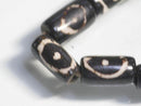 TOKO-BEADS BB114-02N Batik Bone bead (strand) 7mm BB114-02N ボーンビーズ（連） 7mm Asian bead & African bead  Handmade,Lampeork,bead,asia,india,ethnic,parts,accessory,beads とんぼ玉,ビーズ,トンボ玉,アジア,インド,エスニック,手作り,パーツ,アクセサリー