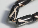 TOKO-BEADS BB114-05N Batik Bone bead (strand) 7mm BB114-05N ボーンビーズ（連） 7mm Asian bead & African bead  Handmade,Lampeork,bead,asia,india,ethnic,parts,accessory,beads とんぼ玉,ビーズ,トンボ玉,アジア,インド,エスニック,手作り,パーツ,アクセサリー