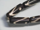 TOKO-BEADS BB114-12N Batik Bone bead (strand) 6~6.5mm BB114-12N ボーンビーズ（連） 6~6.5mm Asian bead & African bead  Handmade,Lampeork,bead,asia,india,ethnic,parts,accessory,beads とんぼ玉,ビーズ,トンボ玉,アジア,インド,エスニック,手作り,パーツ,アクセサリー