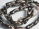 TOKO-BEADS BB114-12N Batik Bone bead (strand) 6~6.5mm BB114-12N ボーンビーズ（連） 6~6.5mm Asian bead & African bead  Handmade,Lampeork,bead,asia,india,ethnic,parts,accessory,beads とんぼ玉,ビーズ,トンボ玉,アジア,インド,エスニック,手作り,パーツ,アクセサリー