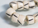 TOKO-BEADS BB115-03N Bone bead (strand) 7.5mm BB115-03N ボーンビーズ（連） 7.5mm Asian bead & African bead  Handmade,Lampeork,bead,asia,india,ethnic,parts,accessory,beads とんぼ玉,ビーズ,トンボ玉,アジア,インド,エスニック,手作り,パーツ,アクセサリー