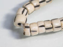 TOKO-BEADS BB115-10N Bone bead (strand) 6mm BB115-10N ボーンビーズ（連） 6mm Asian bead & African bead  Handmade,Lampeork,bead,asia,india,ethnic,parts,accessory,beads とんぼ玉,ビーズ,トンボ玉,アジア,インド,エスニック,手作り,パーツ,アクセサリー