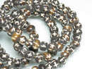 TOKO-BEADS BB116-05N Bone bead 8.5mm BB116-05N ボーンビーズ（連） 8.5mm Asian bead & African bead  Handmade,Lampeork,bead,asia,india,ethnic,parts,accessory,beads とんぼ玉,ビーズ,トンボ玉,アジア,インド,エスニック,手作り,パーツ,アクセサリー