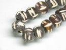TOKO-BEADS BB116-07N Bone bead 8.5mm BB116-07N ボーンビーズ（連） 8.5mm Asian bead & African bead  Handmade,Lampeork,bead,asia,india,ethnic,parts,accessory,beads とんぼ玉,ビーズ,トンボ玉,アジア,インド,エスニック,手作り,パーツ,アクセサリー