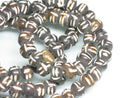 TOKO-BEADS BB116-07N Bone bead 8.5mm BB116-07N ボーンビーズ（連） 8.5mm Asian bead & African bead  Handmade,Lampeork,bead,asia,india,ethnic,parts,accessory,beads とんぼ玉,ビーズ,トンボ玉,アジア,インド,エスニック,手作り,パーツ,アクセサリー