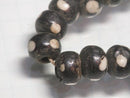 TOKO-BEADS BB116-14N Bone bead 8.5mm BB116-14N ボーンビーズ（連） 8.5mm Asian bead & African bead  Handmade,Lampeork,bead,asia,india,ethnic,parts,accessory,beads とんぼ玉,ビーズ,トンボ玉,アジア,インド,エスニック,手作り,パーツ,アクセサリー