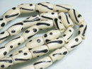 TOKO-BEADS BB118-02N Bone bead 6~7mm BB118-02N ボーンビーズ（連） 6~7mm Asian bead & African bead  Handmade,Lampeork,bead,asia,india,ethnic,parts,accessory,beads とんぼ玉,ビーズ,トンボ玉,アジア,インド,エスニック,手作り,パーツ,アクセサリー