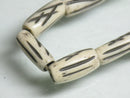 TOKO-BEADS BB118-04N Bone bead 6~7mm BB118-04N ボーンビーズ（連） 6~7mm Asian bead & African bead  Handmade,Lampeork,bead,asia,india,ethnic,parts,accessory,beads とんぼ玉,ビーズ,トンボ玉,アジア,インド,エスニック,手作り,パーツ,アクセサリー