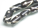 TOKO-BEADS BB119-03N Batik Bone bead 6~7mm BB119-03N ボーンビーズ（連） 6~7mm Asian bead & African bead  Handmade,Lampeork,bead,asia,india,ethnic,parts,accessory,beads とんぼ玉,ビーズ,トンボ玉,アジア,インド,エスニック,手作り,パーツ,アクセサリー