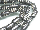 TOKO-BEADS BB119-05N Batik Bone bead 6~7mm BB119-05N ボーンビーズ（連） 6~7mm Asian bead & African bead  Handmade,Lampeork,bead,asia,india,ethnic,parts,accessory,beads とんぼ玉,ビーズ,トンボ玉,アジア,インド,エスニック,手作り,パーツ,アクセサリー