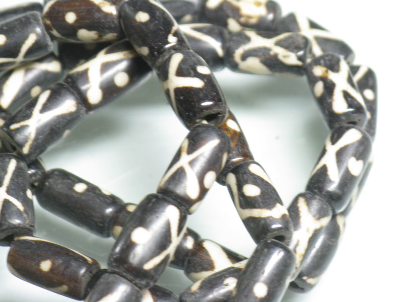 TOKO-BEADS BB119-08N Bone bead 6~7mm BB119-08N ボーンビーズ（連） 6~7mm Asian bead & African bead  Handmade,Lampeork,bead,asia,india,ethnic,parts,accessory,beads とんぼ玉,ビーズ,トンボ玉,アジア,インド,エスニック,手作り,パーツ,アクセサリー