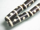 TOKO-BEADS BB119-18N Batik Bone bead 7~8mm BB119-18N ボーンビーズ（連） 7~8mm Asian bead & African bead  Handmade,Lampeork,bead,asia,india,ethnic,parts,accessory,beads とんぼ玉,ビーズ,トンボ玉,アジア,インド,エスニック,手作り,パーツ,アクセサリー