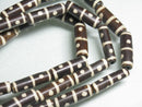 TOKO-BEADS BB119-18N Batik Bone bead 7~8mm BB119-18N ボーンビーズ（連） 7~8mm Asian bead & African bead  Handmade,Lampeork,bead,asia,india,ethnic,parts,accessory,beads とんぼ玉,ビーズ,トンボ玉,アジア,インド,エスニック,手作り,パーツ,アクセサリー
