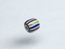 TOKO-BEADS BG016 Glass bead 4mm BG016 ストライプガラスビーズ 4mm Asian bead & African bead  Handmade,Lampeork,bead,asia,india,ethnic,parts,accessory,beads とんぼ玉,ビーズ,トンボ玉,アジア,インド,エスニック,手作り,パーツ,アクセサリー