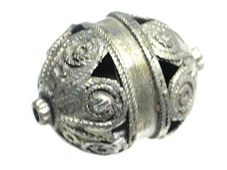 TOKO-BEADS BM017-10 Metal bead 17mm BM017-10 メタルビーズ 17mm Asian bead & African bead  Handmade,Lampeork,bead,asia,india,ethnic,parts,accessory,beads とんぼ玉,ビーズ,トンボ玉,アジア,インド,エスニック,手作り,パーツ,アクセサリー