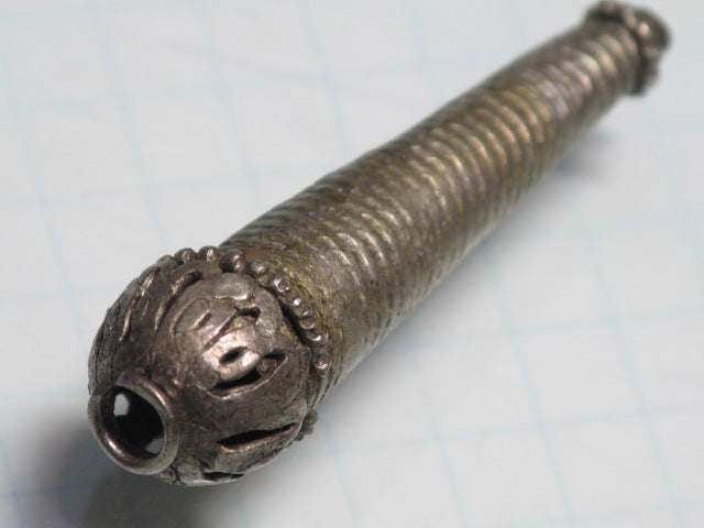 TOKO-BEADS BM020-01 Metal bead 9.5mm BM020-01 メタルビーズ（イエメン） 9.5mm Asian bead & African bead  Handmade,Lampeork,bead,asia,india,ethnic,parts,accessory,beads とんぼ玉,ビーズ,トンボ玉,アジア,インド,エスニック,手作り,パーツ,アクセサリー