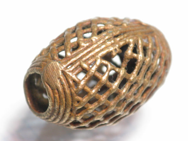 TOKO-BEADS BM020-07 Metal bead 18mm BM020-07 メタルビーズ（コートジボアール） 18mm Asian bead & African bead  Handmade,Lampeork,bead,asia,india,ethnic,parts,accessory,beads とんぼ玉,ビーズ,トンボ玉,アジア,インド,エスニック,手作り,パーツ,アクセサリー