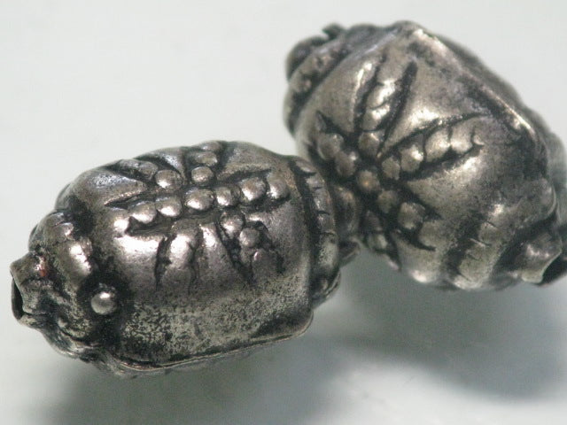 | TOKO-BEADS |BM101-20 メタルビーズ（2個セット） 12.5mmとんぼ玉,ビーズ,トンボ玉,アジア,インド,エスニック,手作り,パーツ,アクセサリー