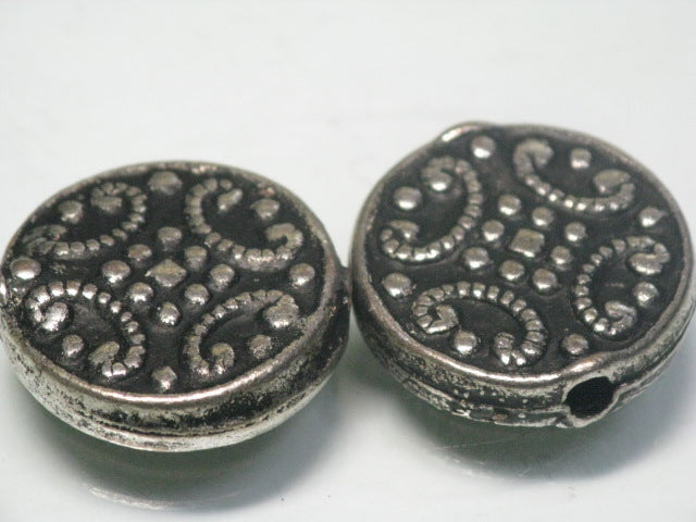 | TOKO-BEADS |BM101-31 メタルビーズ（2個セット） 21.5mmとんぼ玉,ビーズ,トンボ玉,アジア,インド,エスニック,手作り,パーツ,アクセサリー