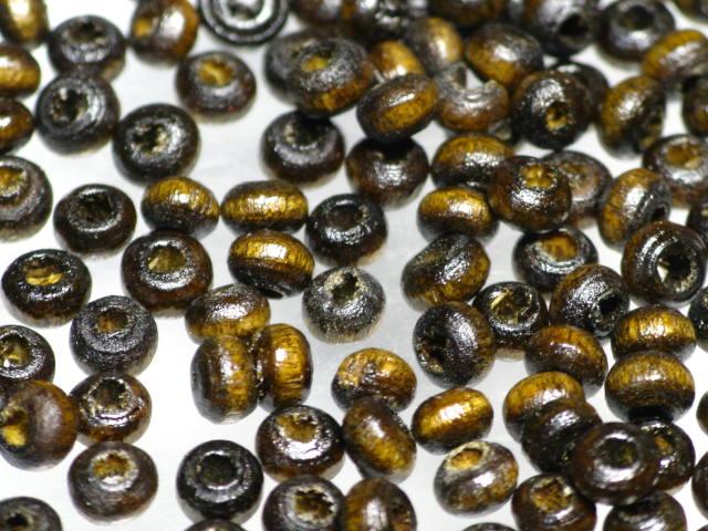 | TOKO-BEADS |BW001-14 ウッドシードビーズ3ｇ 3mmとんぼ玉,ビーズ,トンボ玉,アジア,インド,エスニック,手作り,パーツ,アクセサリー