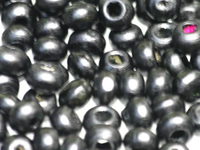 | TOKO-BEADS |BW001-47 ウッドシードビーズ3ｇ 4mmとんぼ玉,ビーズ,トンボ玉,アジア,インド,エスニック,手作り,パーツ,アクセサリー