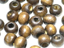 TOKO-BEADS BW001-62 Wooden Seed bead (3g) 5~6mm BW001-62 ウッドシードビーズ3ｇ 5~6mm Asian bead & African bead  Handmade,Lampeork,bead,asia,india,ethnic,parts,accessory,beads とんぼ玉,ビーズ,トンボ玉,アジア,インド,エスニック,手作り,パーツ,アクセサリー