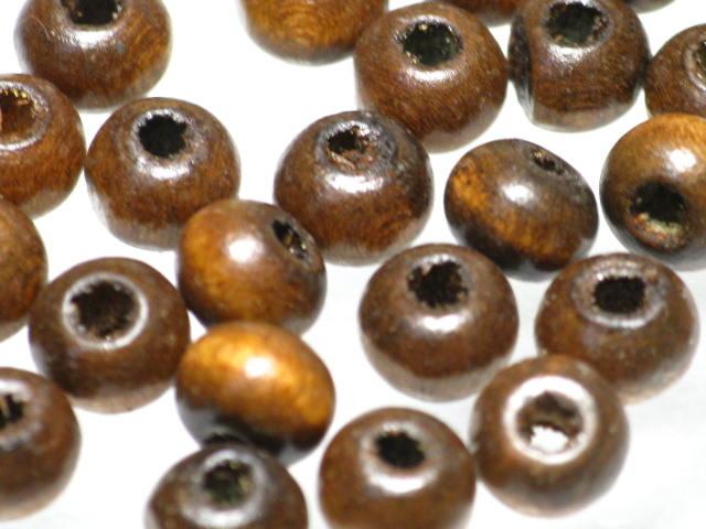 | TOKO-BEADS |BW001-63 ウッドシードビーズ3ｇ 5~6mmとんぼ玉,ビーズ,トンボ玉,アジア,インド,エスニック,手作り,パーツ,アクセサリー