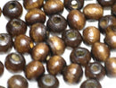 TOKO-BEADS BW001-79 Wooden Seed bead (3g) 5~6mm BW001-79 ウッドシードビーズ3ｇ 5~6mm Asian bead & African bead  Handmade,Lampeork,bead,asia,india,ethnic,parts,accessory,beads とんぼ玉,ビーズ,トンボ玉,アジア,インド,エスニック,手作り,パーツ,アクセサリー