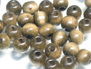 TOKO-BEADS BW002-47P Wooden bead (100pcs) 9~10mm BW002-47P ウッドビーズ（100個パック） 9~10mm Asian bead & African bead  Handmade,Lampeork,bead,asia,india,ethnic,parts,accessory,beads とんぼ玉,ビーズ,トンボ玉,アジア,インド,エスニック,手作り,パーツ,アクセサリー