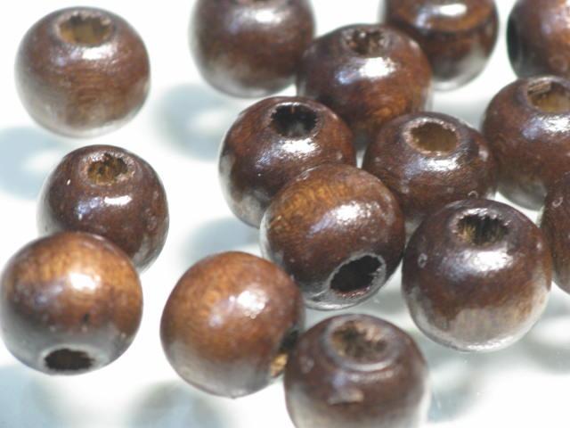 | TOKO-BEADS |BW002P-57 ウッドビーズ（100個パック） 8.5~9mmとんぼ玉,ビーズ,トンボ玉,アジア,インド,エスニック,手作り,パーツ,アクセサリー