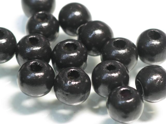 | TOKO-BEADS |BW002P-61 ウッドビーズ（100個パック） 9~10mmとんぼ玉,ビーズ,トンボ玉,アジア,インド,エスニック,手作り,パーツ,アクセサリー