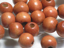 TOKO-BEADS BW002-80P Wooden bead (100pcs) 9~10mm BW002-80P ウッドビーズ（100個パック） 9~10mm Asian bead & African bead  Handmade,Lampeork,bead,asia,india,ethnic,parts,accessory,beads とんぼ玉,ビーズ,トンボ玉,アジア,インド,エスニック,手作り,パーツ,アクセサリー