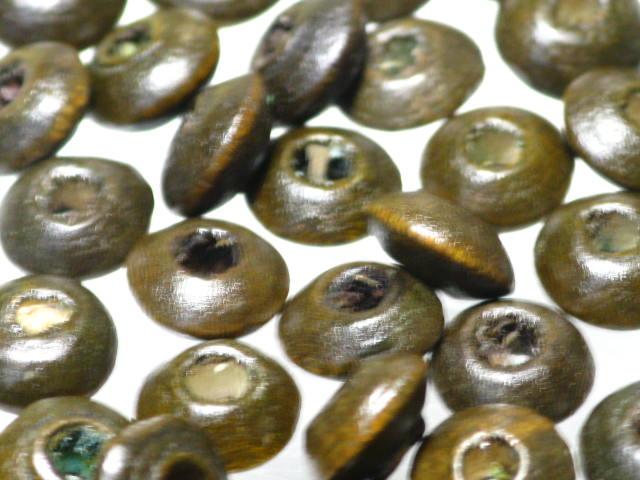 | TOKO-BEADS |BW003P-02 ウッドシードビーズ（３ｇ） 6mmとんぼ玉,ビーズ,トンボ玉,アジア,インド,エスニック,手作り,パーツ,アクセサリー